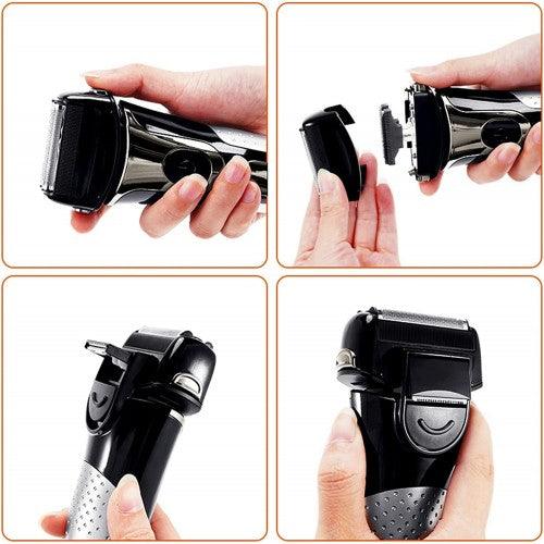 Three-head Reciprocating Electric Shaver Beard Trimmer for Men - Toytexx Three-head Reciprocating Electric Shaver Beard Trimmer for Men - Toytexx